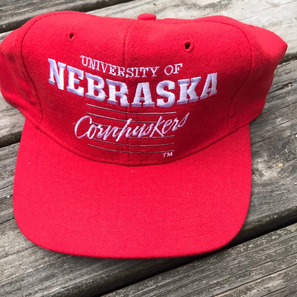 Signature Red University of Nebraska Cornhuskers Hat with White Embroidery